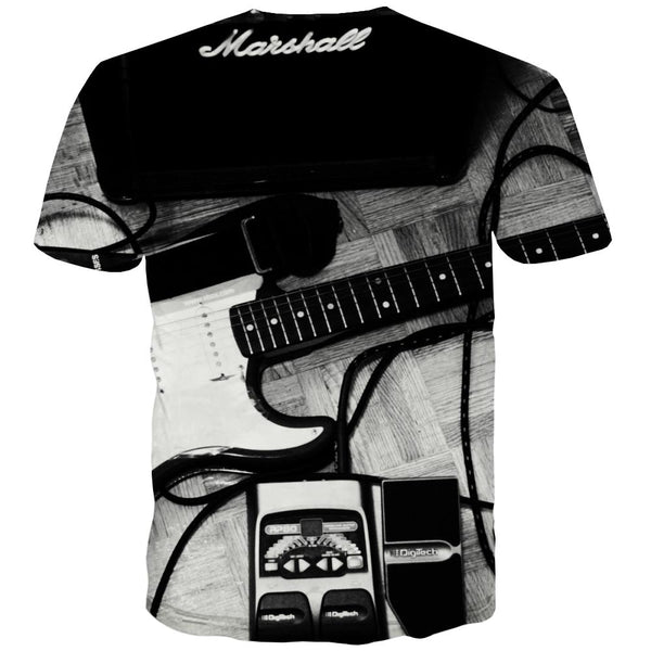 
Guitar T shirts Men Music Tshirts Cool Wooden Tshirts Novelty Metal T shirts Funny
                