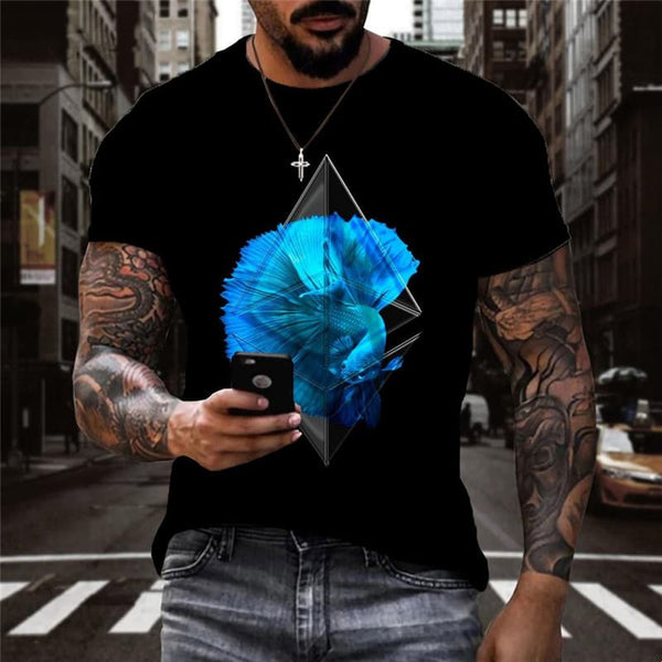 
Ethereum T-shirt Men Art Tshirts Casual Retro Funny T shirts Mens Clothing
                