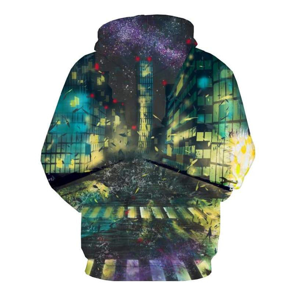
City Hoodie Men Galaxy Sweatshirt Printed Technology Hoody Anime Colorful Hooded Casual - KYKU
                