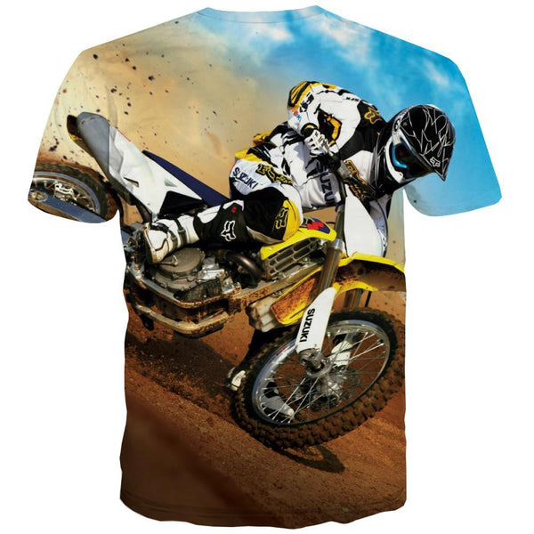 
Motocross T-shirt Men motorcycle Tshirts Casual Offroad Shirt Print Short Sleeve - KYKU
                