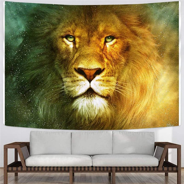 
Lion Tapiz Animal Wall Tapestry Anime Tapestries Nebula Home Tapestrys Galaxy Rug Wall
                