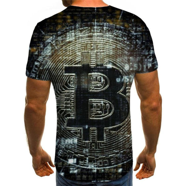 
Bitcoin T shirt Men Retro Tshirts Casual Hip Hop Tshirt Printed Mens Clothing
                