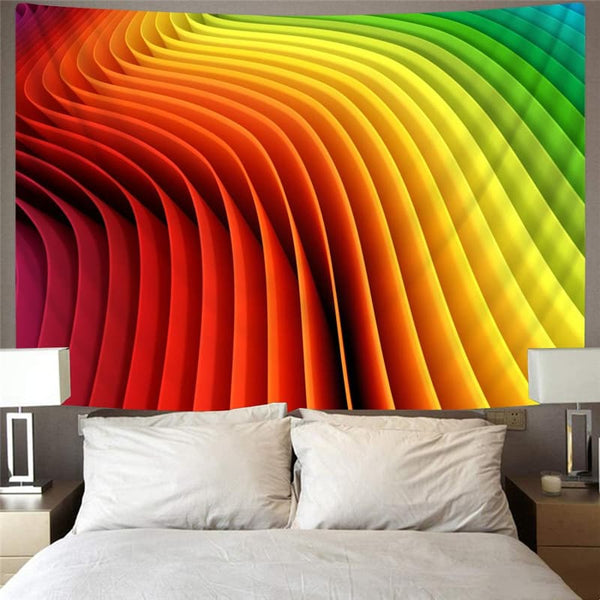 
Geometric Tapestry Psychedelic Wall Tapestry Vortex Tenture Mandala Rainbow Home Tapestrys
                