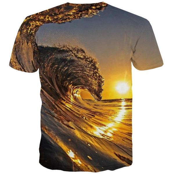 
surf T-shirt Men The sea Tshirts Novelty sport Tshirts Cool Cool Tshirt Printed - KYKU
                