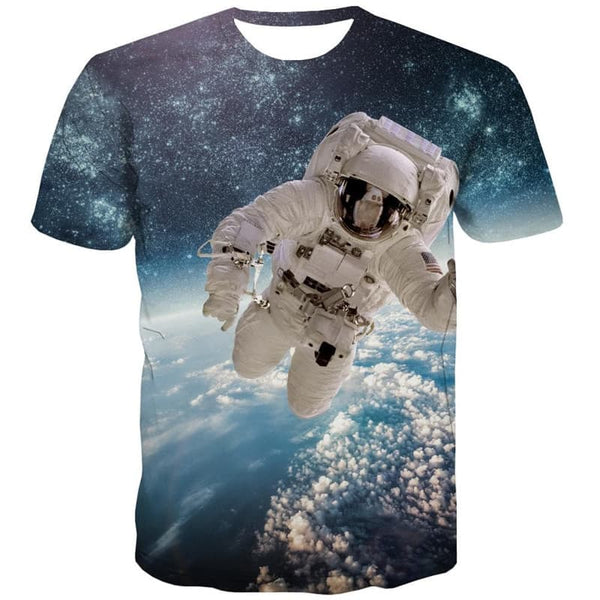 
Astronaut T-shirt Men Galaxy Funny T shirts Space Anime Clothes Universe T-shirts 3d
                