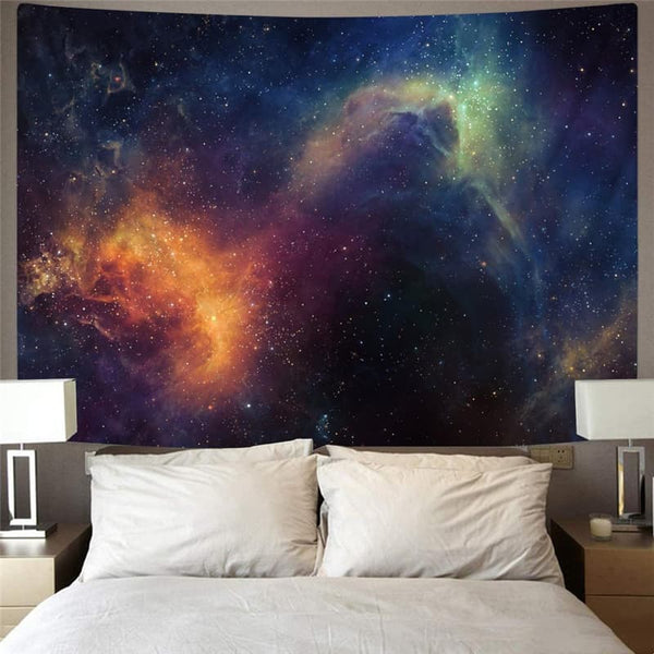 
Galaxy Tapiz Space Wall Tapestry Universe Tapestries Nebula Rug Wall Novel Tenture Mandala
                