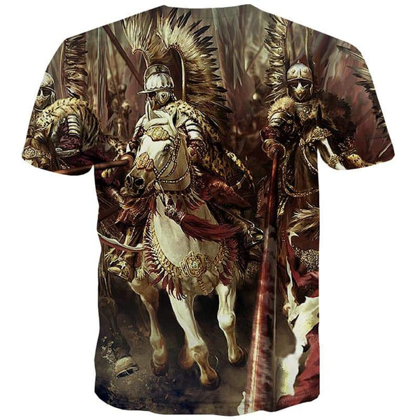 
War T-shirt Men Animal T-shirts Graphic Military T-shirts 3d Horse Tshirts Casual - KYKU
                