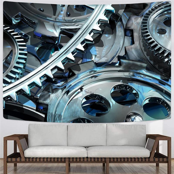 
Metal Tapestry Engine Tapestries Gear Home Tapestrys Technology Wall Tapestry
                