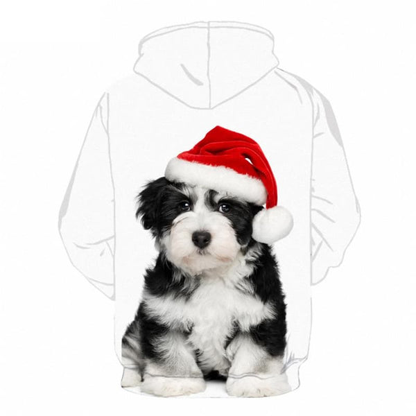 
Christmas Hoodie Men Animal Hooded Casual Dog 3d Printed Lovely Hoody Anime White Sweatshirt Printed
                