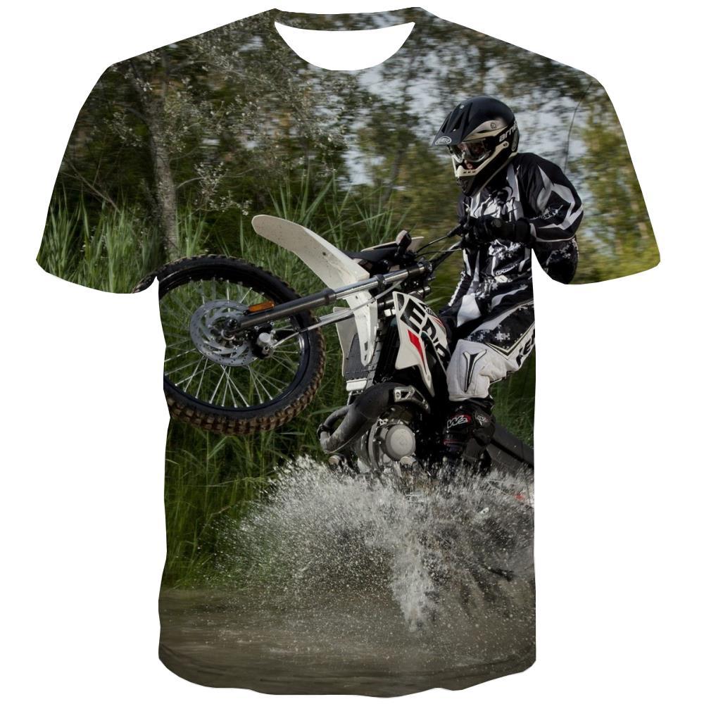 Motocross T-shirt Men motorcycle Tshirts Cool Offroad Tshirts Novelty - KYKU