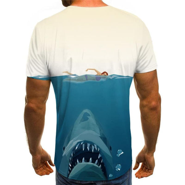 
Shark T shirt Men Ocean Funny T shirts Animal Anime Clothes Funny T-shirts 3d
                