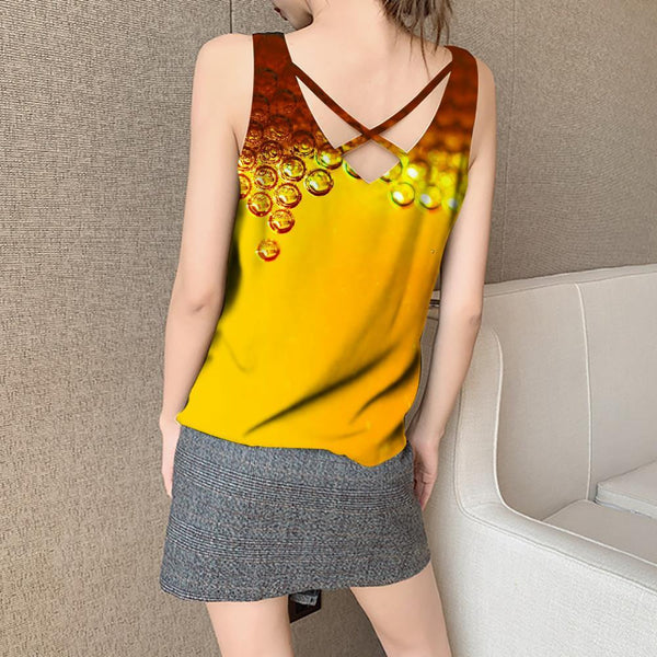 
Geometric Tank-Top women Psychedelic Vest Print Vortex Tank Tops Casual Honeycomb Anime Clothes Honey Vest Printed - KYKU
                