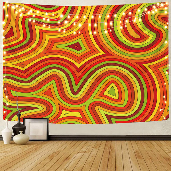
Psychedelic Tapiz dizziness Home Tapestrys stripe Wall Tapestry Decor Mandala
                
