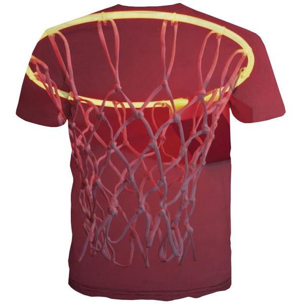 
Basketball T-shirt Men Night View Tshirt Printed Galaxy Tshirts Cool City Tshirts Casual
                