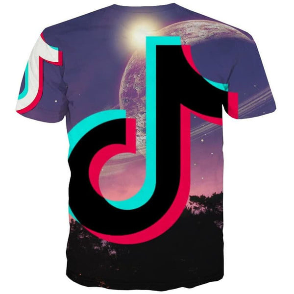 
Music T shirt Men Galaxy Funny T shirts Planet Tshirt Printed Sky T-shirts 3d Douyin Anime Clothes
                