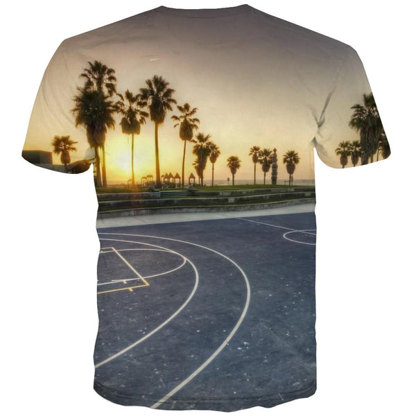 
Basketball T-shirt Men Night View Tshirt Anime Galaxy Tshirts Casual City T-shirts Graphic
                