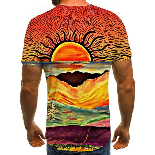 
Leaves T shirt Men Colorful Tshirts Casual Dizziness T-shirts 3d Psychedelic Funny T shirts
                