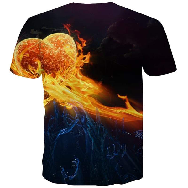 
Flame T shirts Men Colorful T shirts Funny Novel Tshirts Novelty Harajuku Tshirt Anime Black Tshirts Casual - KYKU
                