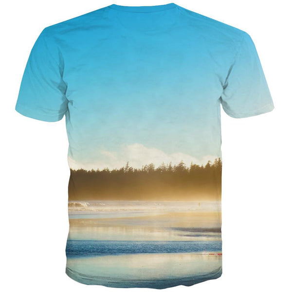 
surf T-shirt Men The sea T shirts Funny sport Tshirts Novelty Cool Tshirt Printed - KYKU
                
