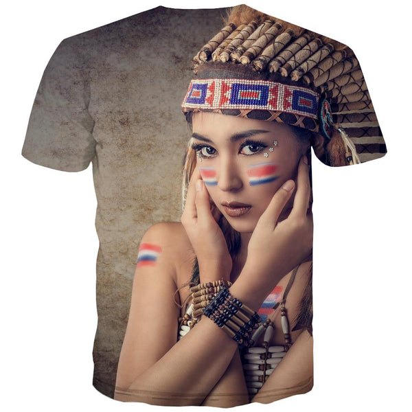 
Indians T shirts Men Grassland Tshirts Cool Sunset Shirt Print War Tshirts Casual
                