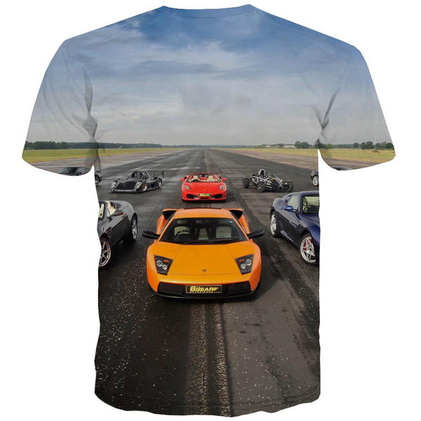 
Racing Car T shirts Men Metal Shirt Print City Tshirts Casual Gray T shirts Funny Retro Tshirt Printed
                