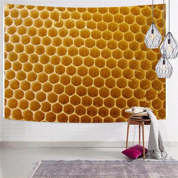 
Geometric Tapiz Psychedelic Tapestries Vortex Tenture Mandala Honey Rug Wall Honeycomb Home Tapestrys
                
