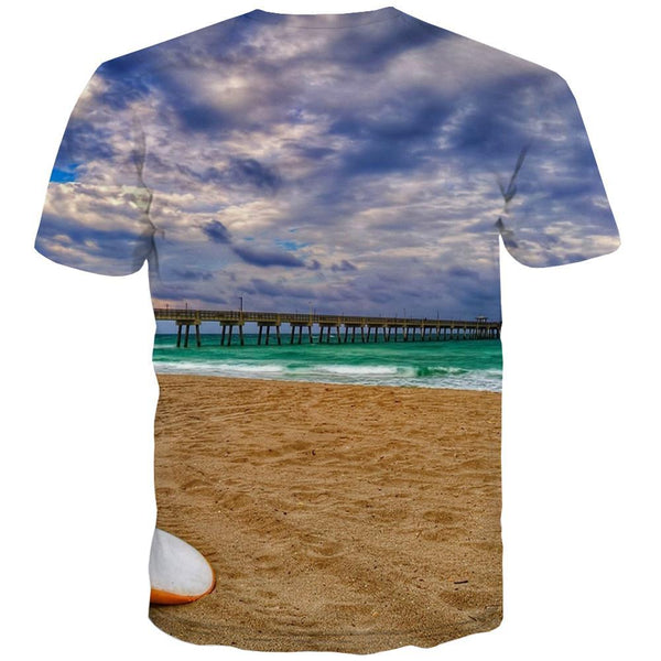 
surf T shirts Men The sea T shirts Funny sport Tshirts Cool Short Sleeve summer - KYKU
                