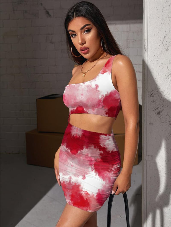 
Dizziness Dress Women Colorful Vestido Sexy Rainbow 3d Print Art Halter Sleeveless
                