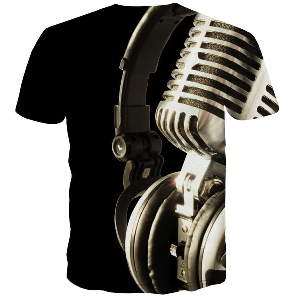 
Music T-shirt Men Instrument T-shirts 3d Retro Tshirt Printed Electronic Tshirts Casual
                
