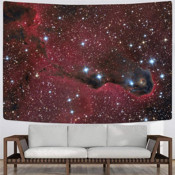 
Galaxy Tapestry Space Home Tapestrys Universe Rug Wall Red Tenture Mandala
                