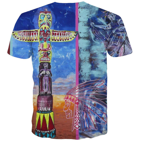 
Indians T shirts Men Grassland T-shirts Graphic Sunset Tshirt Anime War Tshirts Novelty
                