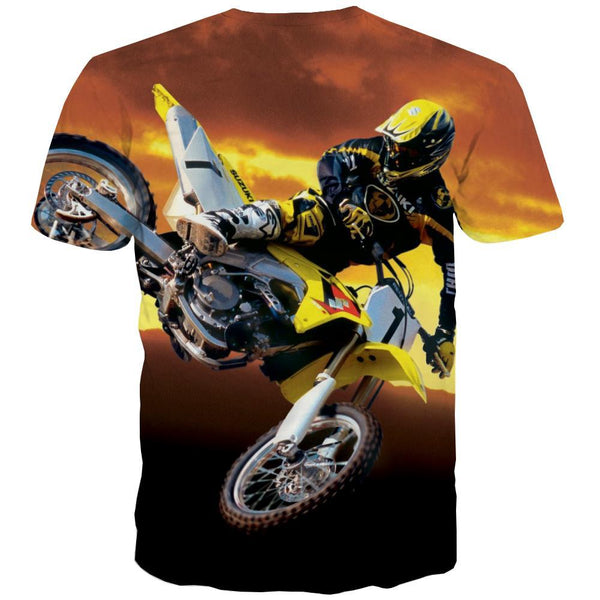 
Motocross T-shirt Men motorcycle Tshirts Casual Offroad T shirts Funny - KYKU
                