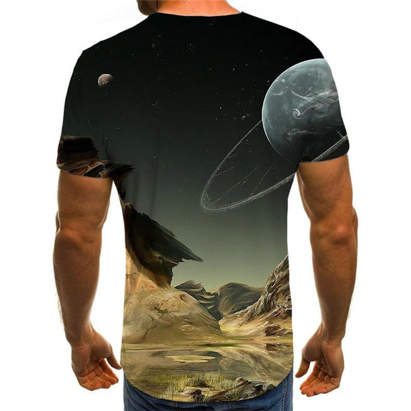 
Pluto T-shirt Men Moon Funny T shirts Galaxy Shirt Print Landscape Tshirt Printed
                