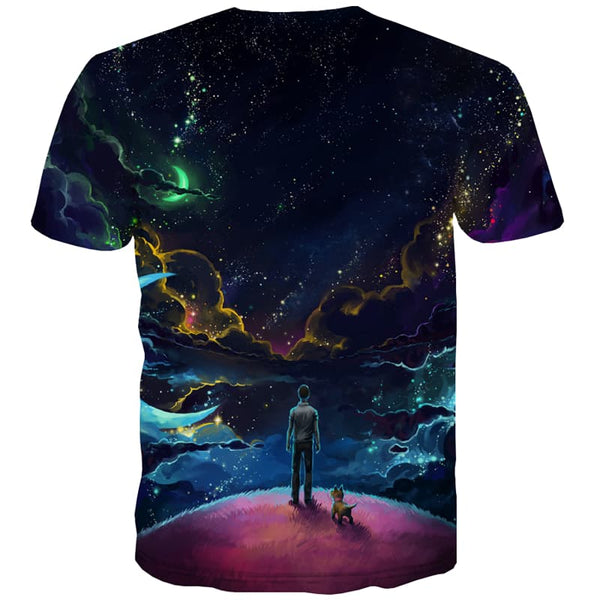 
Space T shirts Men Nebula T-shirts 3d Galaxy T-shirts Graphic Universe Shirt Print
                