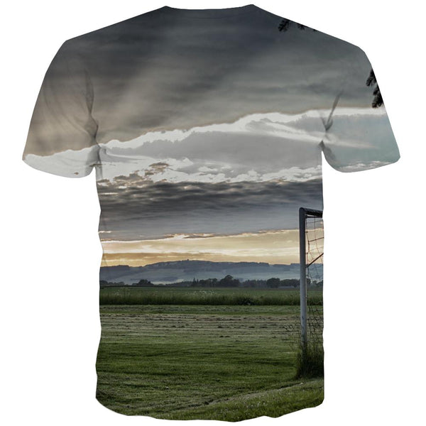 
Lawn T shirts Men Football T shirts Funny Athletics Tshirt Anime Stadium Shirt Print
                