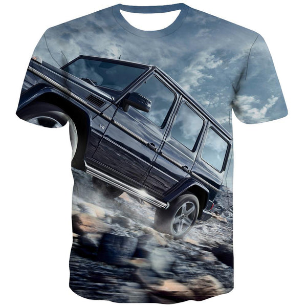 Jeep T-shirt Men Offroad Tshirts Cool car T-shirts 3d Short Sleeve Fashion Tops - KYKU