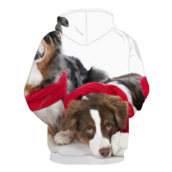
Animal Hoodie Men Christmas Hoodie Print Dog Sweatshirt Printed Lovely Hoody Anime
                