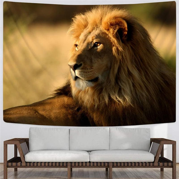 
Lion Tapestry Animal Tenture Mandala Anime Home Tapestrys Harajuku Rug Wall Forest Tapestries
                