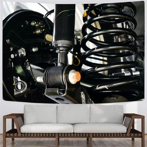 
Metal Tapiz Engine Tapestries Gear Wall Tapestry Hip Hop Rug Wall Decor
                