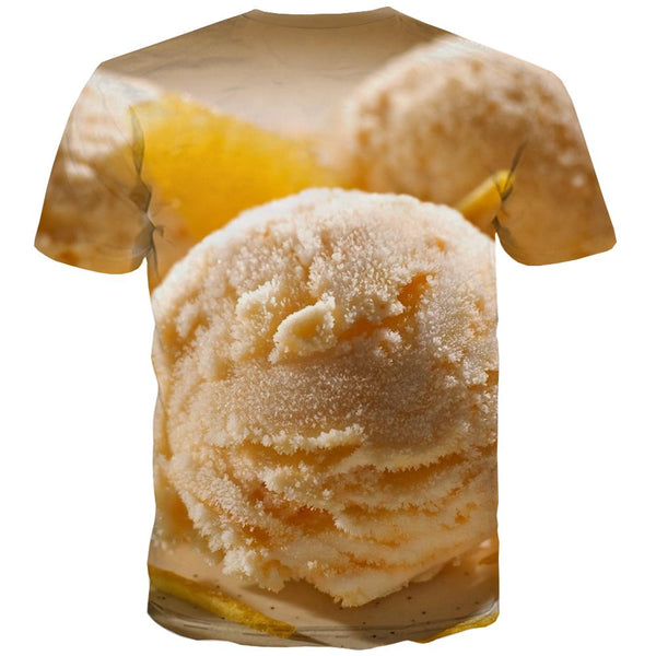 
Sweet T shirts Men Gourmet Shirt Print Icecream Tshirts Cool Colourful Tshirts Novelty
                