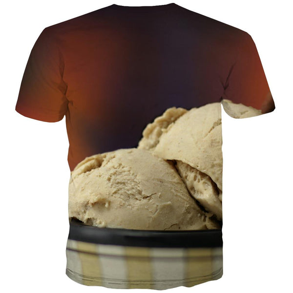 
Sweet T-shirt Men Gourmet Shirt Print Icecream Tshirts Cool Colourful Tshirts Casual
                