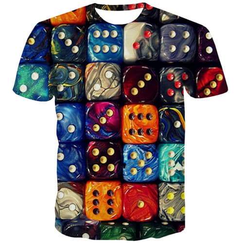 Tetris T-shirt Men Colorful Tshirts Casual Punk Tshirt Printed Harajuku T-shirts 3d Gothic T shirts Funny Short Sleeve Hip hop - KYKU