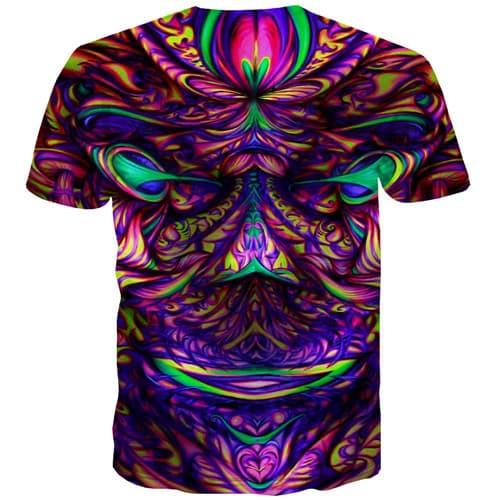 
Psychedelic T shirts Men Dizziness Tshirts Casual Colorful Tshirt Anime Abstract Shirt Print Harajuku T shirts Funny - KYKU
                
