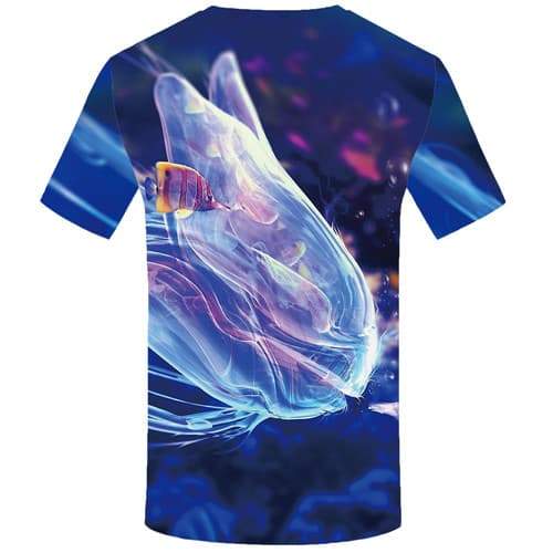 
Fish T-shirt Men Animal Tshirts Cool Tracksuits Tshirts Casual Jellyfish Tshirt Printed Harajuku Tshirt Anime Short Sleeve - KYKU
                