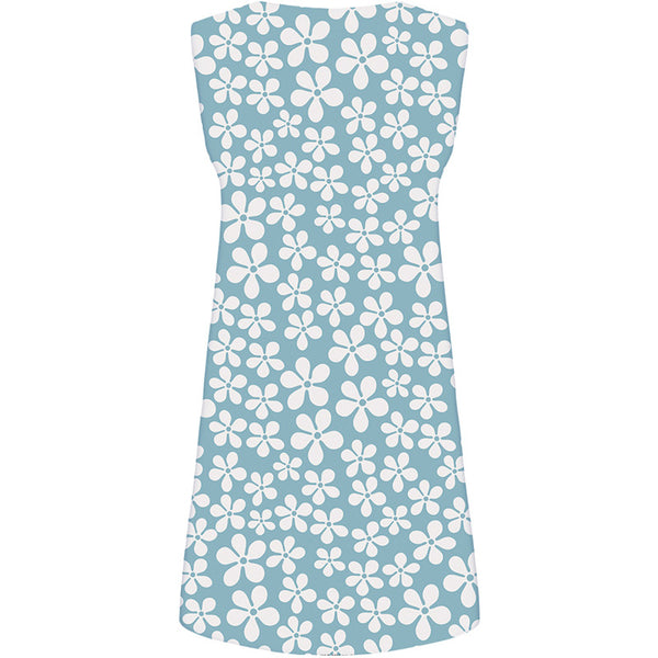 
Flower Dress Women Green Short Graphics Beach Retro Korean Style Womens Clothing
                