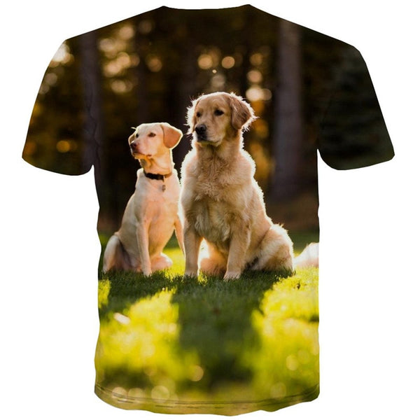 
shirts Golden Retriever dog Puppy Cute Pets Casual art costume Cool man big Smart dogs
                