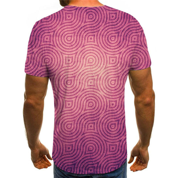 
Fuchsia symmetrical texture shirt shirt tee special texture different art costume man Cool
                