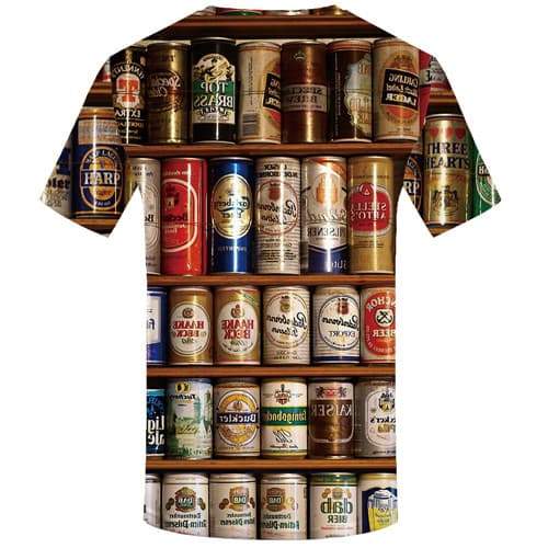 
Beer T shirts Men Metal Shirt Print Colorful Tshirt Anime Harajuku Tshirts Cool Short Sleeve Hip hop Unisex S-5XL O-neck Rock - KYKU
                