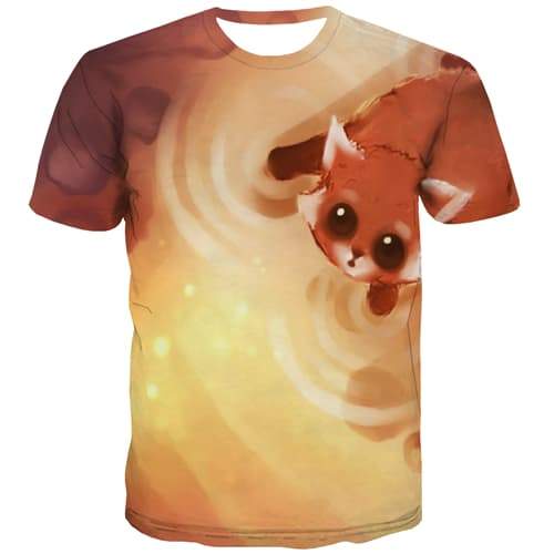 Animal T shirts Men Cat Shirt Print Lovely Tshirt Anime Street Tshirt Printed Funny T shirts Funny Short Sleeve Punk Rock - KYKU