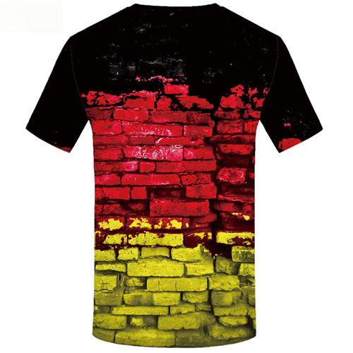 
Wall T shirts Men German Flag T shirts Funny Vintage Tshirt Anime Short Sleeve Punk Rock Mens Digital Slim Sport
                